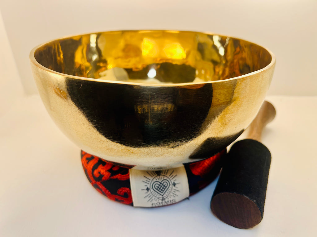 21cm Handmade Tibetan Singing Bowl, Solar Plexus Chakra, E3